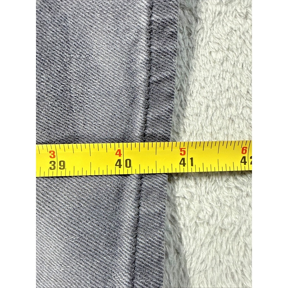 American Eagle Women's Wide-Leg Low-Rise Skater Jean Charcoal Wash Size 2 - Picture 5 of 13